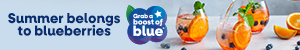 National Blueberry Month - Digital Ad - Summer - 300x50