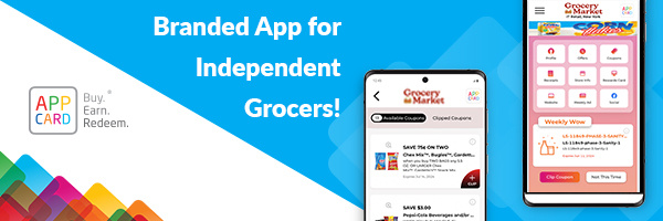 Branded App for Independent Grocers! AppCard