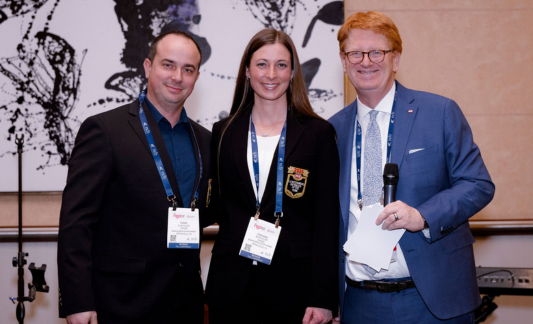 Russ & Stephanie Burkholder with John Ross 533