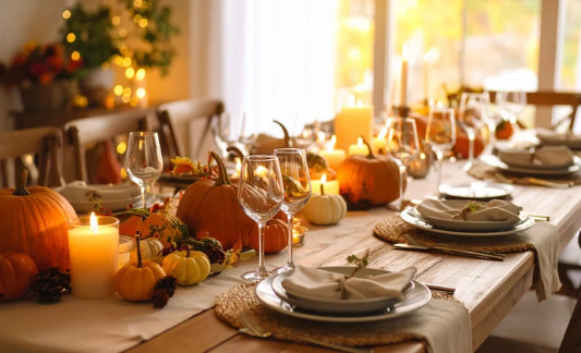 Thanksgiving table setting 533
