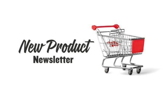new product newsletter graphic